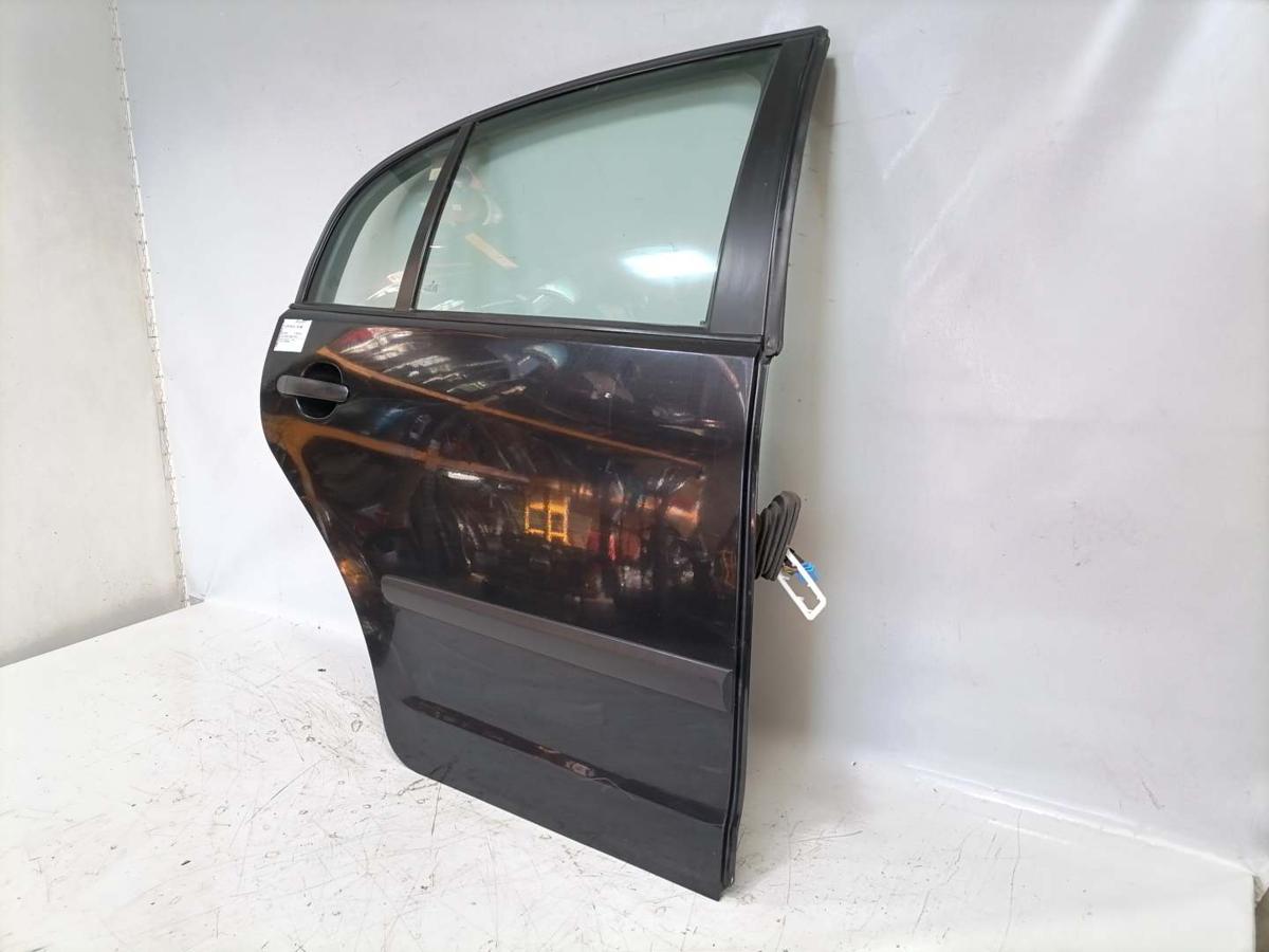 VW Polo 9N2 original Tür hinten rechts Limousine LC9Z Black Magic Bj.2004